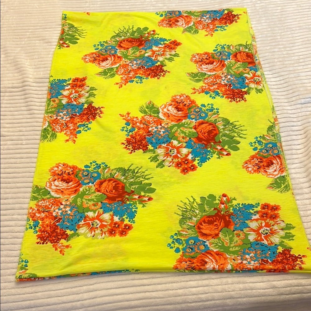 Vibrant Floral Scarf